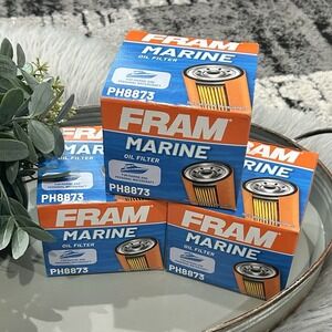 FRAM PH8873 Marine Oil Filter 3-pack For Marine & Personal Watercraft‎